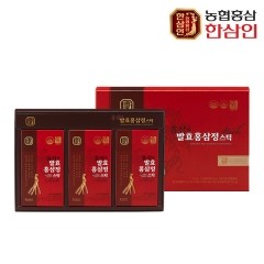 [농협 한삼인] 한삼인 발효홍삼정 스틱 10ml x 30포 + 쇼핑백 (건강기능식품)