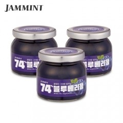 JAMMINT 74% 블루베리잼 165g*3병