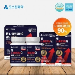 [설맞이] 오스틴제약 쎈 L-아르기닌Q 골드 1,000mg x 90정 x 2병 (180정, 6개월분, 약국판매용)