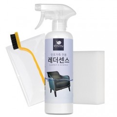 [설맞이] 레더센스 인조가죽클리너 500ml + 나일론 브러쉬 1P + 극세사 타올 1개 + 스펀지 1개