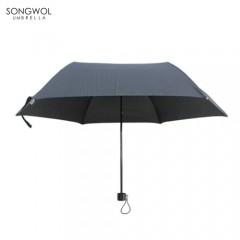 송월우산 3단 미니하운드체크 우산