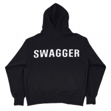 스웨거 프린트 클래식 후디 블랙 - SWAGGER PRINT CLASSIC HOODIE BLK