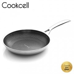 [Cookcell] 쿡셀 통3중 싱글 코팅 블랙에디션 IH 테프론 프라이팬 28cm