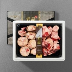 [기품맛담] 1등급 명품 한우보신 4kg 선물세트 4호 (우족2kg/사골2kg)