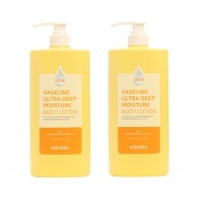 키세라 바세린 울트라 딥 모이스처 바디로션 1,000ml 2개