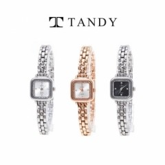 탠디 4방향 다이아몬드 어썸스퀘어 여성시계 T-4032