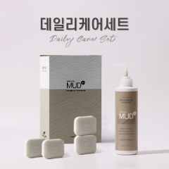 데일리케어세트(2종-샴푸500ml+ 비누90g*4ea), 보령머드코리아 데일리케어세트(2종)