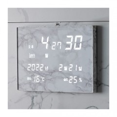 국산 루나리스 GPS수신 LED 벽시계 포세린 36cm