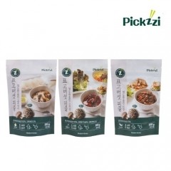 [Pickzzi] 픽찌 표고버섯 피클 장아찌 3종 (300g x각1개) /반찬 /혼밥 /K-푸드